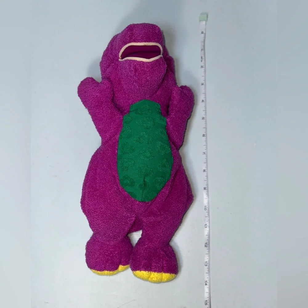 Vintage 1992 Barney Beanie Plush Made By Lyons & Golden Bear Co‎